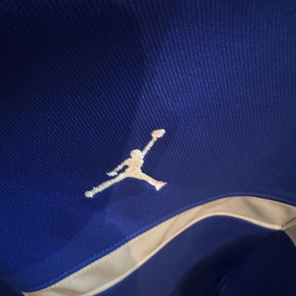 Jordan Royal Blue and White Zip-Up Jacket - Picture 2 of 9